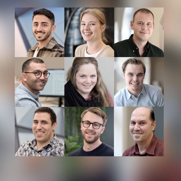 Bilde av ni nyansatte